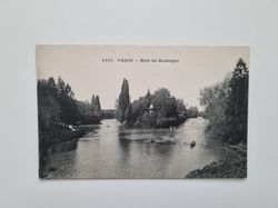 Vykort Paris. Bois de Boulogne