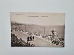 Vykort MONTE-CARLO Les Terrasses. LA COTE D'AZUR