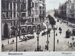 Vykort Stockholm Stureplan 1914