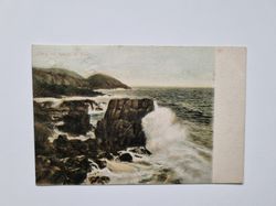 Vykort Storm vid spetsen av Kullen 1911