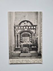 Vykort  Soopska Gravkoret i Skara Domkyrka