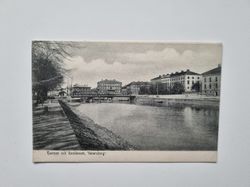 Vykort Hamnen och Residenset, Venersborg, 1906