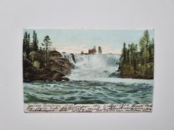 Vykort Jämtland. Ristaforsen 1904