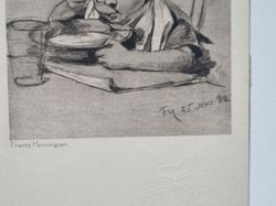 Vykort Frants Henningsen, 1892