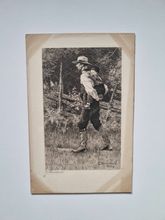 Vykort E.Werenskiold, 1885