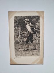 Vykort E.Werenskiold, 1885