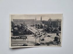 Vykort Stockholm, Kungl. Slottet och Riksdagshuset, 1927