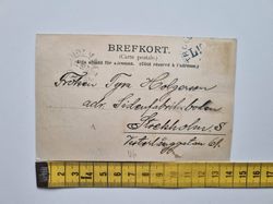 Vykort Trollhättan Helvetesfallet 1902