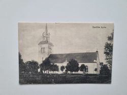 Vykort Kastlösa kyrka