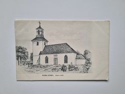 Vykort HORN KYRKA. (Skara stift)