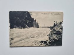 Vykort Trollhättan. Helvetesfallen.