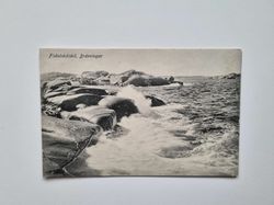 Vykort Fiskebäckskil, Bränningar