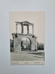 Vykort Athènes. Arc d'Adrien.