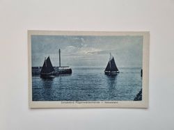 Vykort Ostseebad Rügenwaldermünde Hafeneinfahrt