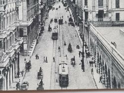 Vykort Italien. GENOVA Via XX Settembre