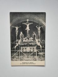Vykort Wallfahrtsort Glottau. XII Station: Jesus stirbt am Kreuze