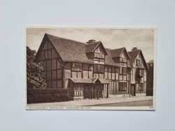 Vykort Shakespeares Birthplace. Stratford On Avon