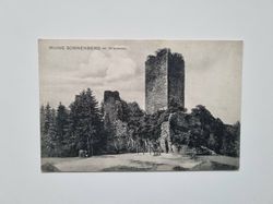 Vykort RUINE SONNENBERG bei Wiesbaden