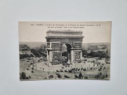 Vykort Triumfbågen, Paris