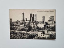 Vykort Italien. SAN GIMIGNANO veduta dall'Ospedale
