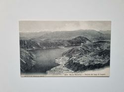 Vykort Schweiz. Monte Generoso. Vedutta del lago di Lugano