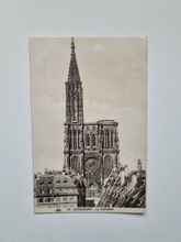 Vykort Frankrike. Strasbourg. Le Cathédrale