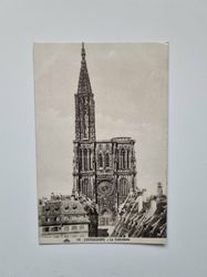 Vykort Frankrike. Strasbourg. Le Cathédrale