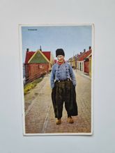Vykort Nederländerna. Volendam
