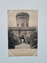 Vykort Italien. Pegli. Villa Pallavicini Fortezza