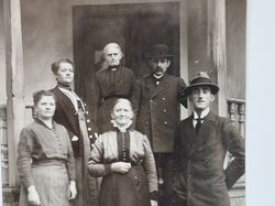 Vykort fotografi, gruppbild