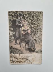 Vykort förälskat par 1903