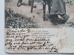 Vykort förälskat par 1903