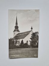 Vykort Lindesberg, Kyrkan 1939