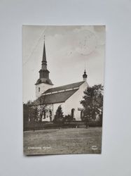 Vykort Lindesberg, Kyrkan 1939