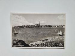 Vykort Lysekil. Södra Hamnen. 1944