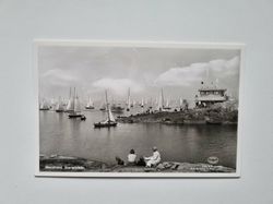 Vykort Marstrand. Startplatsen