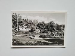 Vykort Parken med lekstugan, Fridhem