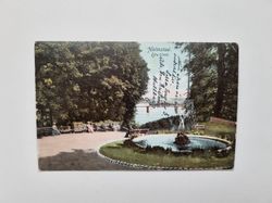 Vykort Halmstad. Öfre Tivoli 1906