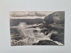 Vykort Från Bohusläns skärgård. Bränningar