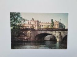 Vykort STOCKHOLM. Norrbro och Riksdagshuset.