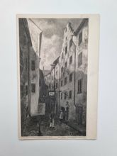 Vykort Vindragareherberget Stora Hoparegränd. Stockholm