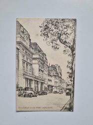 Vykort Piccadilly and the park lane hotel 1938
