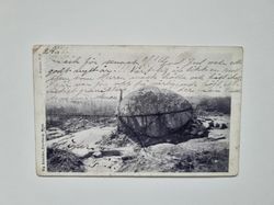 Vykort Big Bowlder, Fitchburg. Mass 1904
