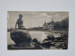 Vykort Köbenhavn Parti fra Langelinie 1920