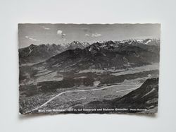 Vykort Blick vom Hafelekar, 2334 m, auf Innsbruck und Stubaier Gletscher