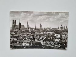 Vykort Tyskland. München. Blick vom Deutschen Museum auf die Stadt
