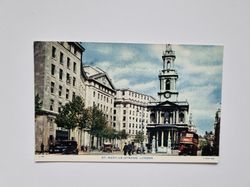 Vykort St Mary le Strand. London