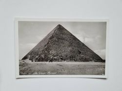Vykort Egypten. The Cheops Pyramid
