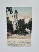 Vykort Swedish Baptist Church, Mulberry Street Worcester, Mass 1907