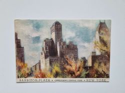 Vykort Barbizon-Plaza New York